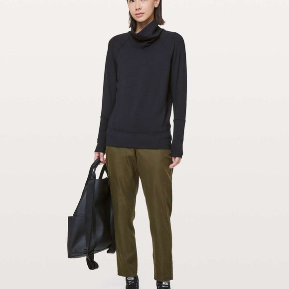 Lululemon High Lines Pullover Black Size 4 - Picture 3 of 9